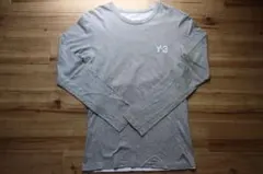 Y-3 グレー 長袖 Tシャツ　Sサイズ