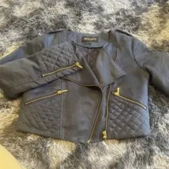 MISCH MASCH ネイビーノーカラー ジャケット