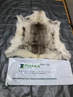 送料無料 POKKA トナカイ ムートン 天然本革 高級毛皮 251113