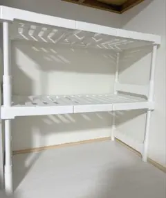 押入れ整理棚 伸縮式 ホワイト ニトリ