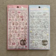 正規品　ハローキティ・シナモロール ボンボンドロップミニシール 2枚セット