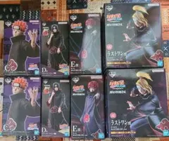 NARUTO疾風伝 暁ルームライト&EFFECTREME フィギュア 4点セット