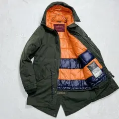 『スコッチ＆ソーダ』PARKA モッズコート 中綿 ダブルジップ ワイヤー