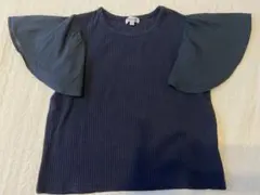 B:MING by BEAMS キッズ リブTシャツ ネイビー 120cmのサムネイル