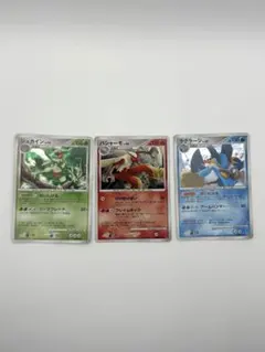 【御三家】ジュカイン バシャーモ ラグラージ 3枚セット