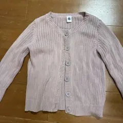 PETIT BATEAU ピンク カーディガン 114cm 6ans