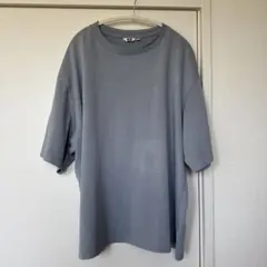 UNIQLO エアリズムコットンオーバーサイズＴシャツ　ブルー　4XL