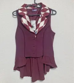 新品☆axes femme kawaii☆フリル付きベスト☆Mサイズ