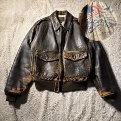 80s-90s AVIREX フライトレザージャケット トップガン A-2 - メルカリ
