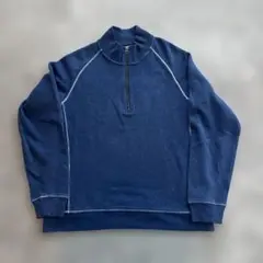 00s L.L.Beanエルエルビーン ハーフジップトレーナーUSA古着Y2K