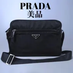 箱付 PRAD プラダ ショルダーバッグ カメラバッグ~~ Brandol / PRADA プラダ ショルダーバッグ レザー カメラバッグ ロゴ