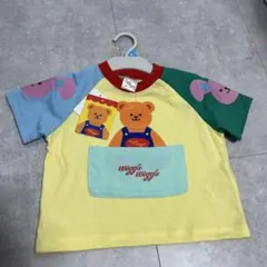wiggle wiggle クマ柄 Tシャツ 80