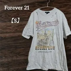 Forever 21 【S】Tシャツ 半袖 トップス ユニセックス ホワイト