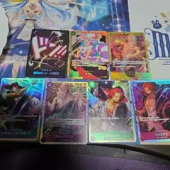 絶版 旧 ワンピース カードゲーム ミホーク シャンクス 2枚セット