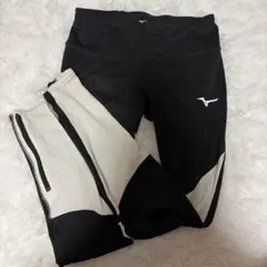 MIZUNO レディース タイツ ブラック Mサイズのサムネイル