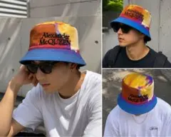 即購入OK 極美品 Alexander McQueen バケットハット - メルカリ