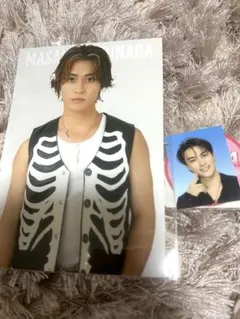 砂田将宏 ラッフルくじ プロマイド 証明写真風ステッカー