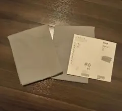 ★新品★IKEA ドヴァーラ 枕カバー ライトグレー 2枚入り