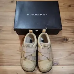 BURBERRY キッズ スニーカー 17cm ベージュのサムネイル