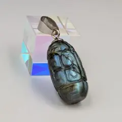 【奇跡の循環】宇宙の叡智と無限の功徳を回す☆高品質3Aラブラドライト マニ車