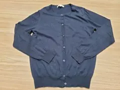 カーディガン　レディース　ネイビー　M