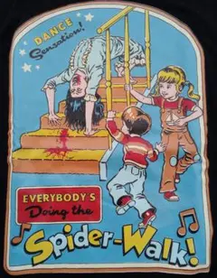 エクソシスト 恐怖 背面曇り歩き 映画Tシャツ(L)O27