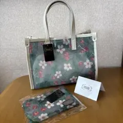 フェイラー　チュールクリアバッグ＆ポーチ2点セット　フリュイルージュのサムネイル