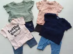 夏服 70〜80 上下４セット