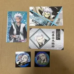 BLEACH 日番谷 ホロ 缶バッジ BLEACH 千年血戦篇 箔押し和紙缶バッジ 日番谷冬獅郎 グッズ