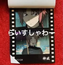 【新品未使用】銀魂 映画特典 超限定キャラクターフィルム風シール 神威