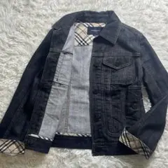良品✨バーバリー ロンドン デニムジャケット ノバチェック 38
