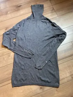 ZARA TRF グレー タートルネックニットS