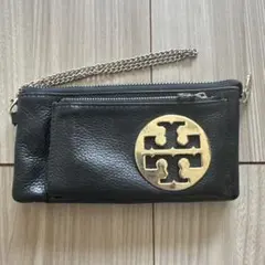 Tory Burch 黒 レザー 長財布