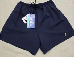新品　asics　アシックス　ランニングパンツ　L　ネイビー　陸上　ランパンのサムネイル