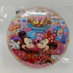 ディズニーランド37周年 缶バッジ ミッキー ミニー