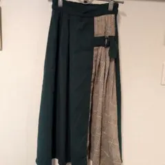 OLIVEdesOLIVE　オリーブデオリーブ　グリーン　ロングスカート