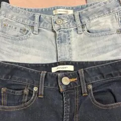【２枚セット】moussy デニム