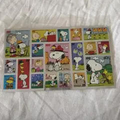 未使用美品　スヌーピー　シール　切手　昭和レトロ　平成レトロ