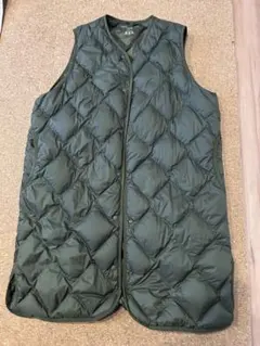 UNIQLO オリーブグリーン ウルトラライトダウンロングベスト