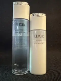 ELIXIR Bouncing Essence 化粧水 乳液 セット - メルカリ
