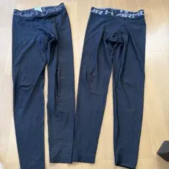 アンダーアーマー　ヒートギア　レギンス　2本セット
