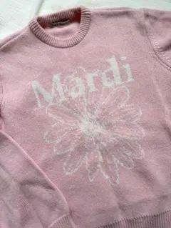 Mardi Mercredi ピンク ニットセーターのサムネイル