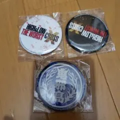 HIGH&LOW CROSS X  ハイロー ロゴ缶バッジ