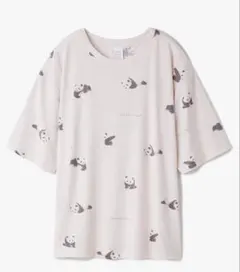 新品未使用　ジェラートピケ　パンダ柄　Tシャツ