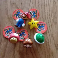クレーンゲーム　スーパーマリオ　マスコットフィギュア　5種