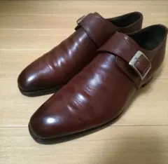 GRENSON グレンソン　モンク　ストラップ バーガンディ　ワインレッドUK6のサムネイル