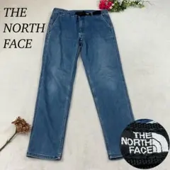 K58 L ザノースフェイス ストレッチ デニムパンツ ブルー レディース