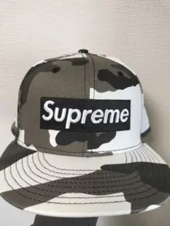 Supreme カモ柄 レザージェットキャップ - メルカリ