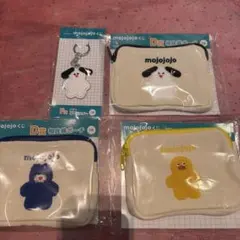 モジョジョジョ mojojojoくじ D賞相良織ポーチ F賞刺繍キーホルダー