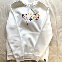 adidas アディダス パーカー トレーナー 花 白 裏起毛